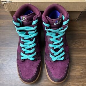 Nike Dunk High Premium Size 9.5 Men Shoes 317892 661 Red Oxide